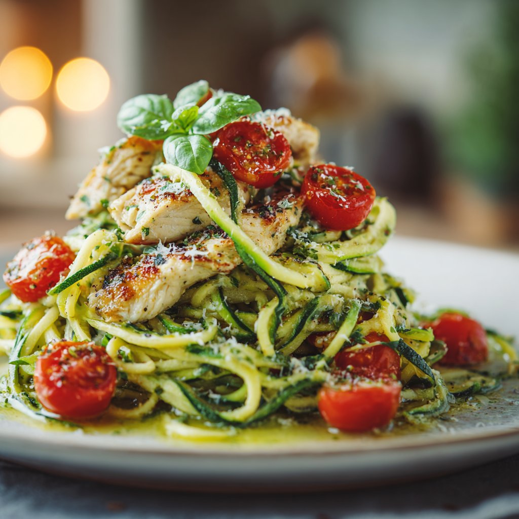 Zucchini Noodles with Chicken