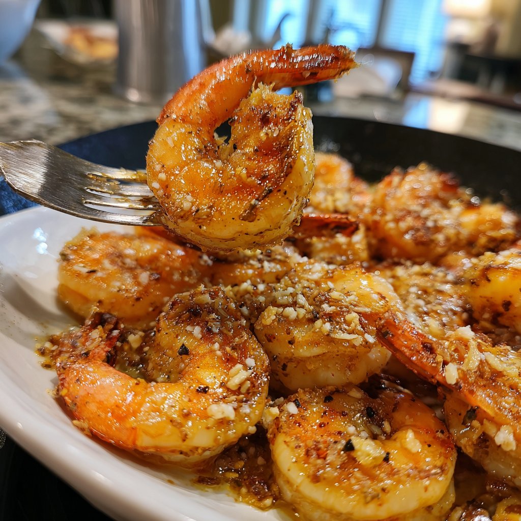 Lemon Garlic Roasted Shrimp