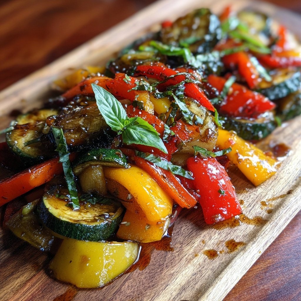 Balsamic Glazed Veggie Medley