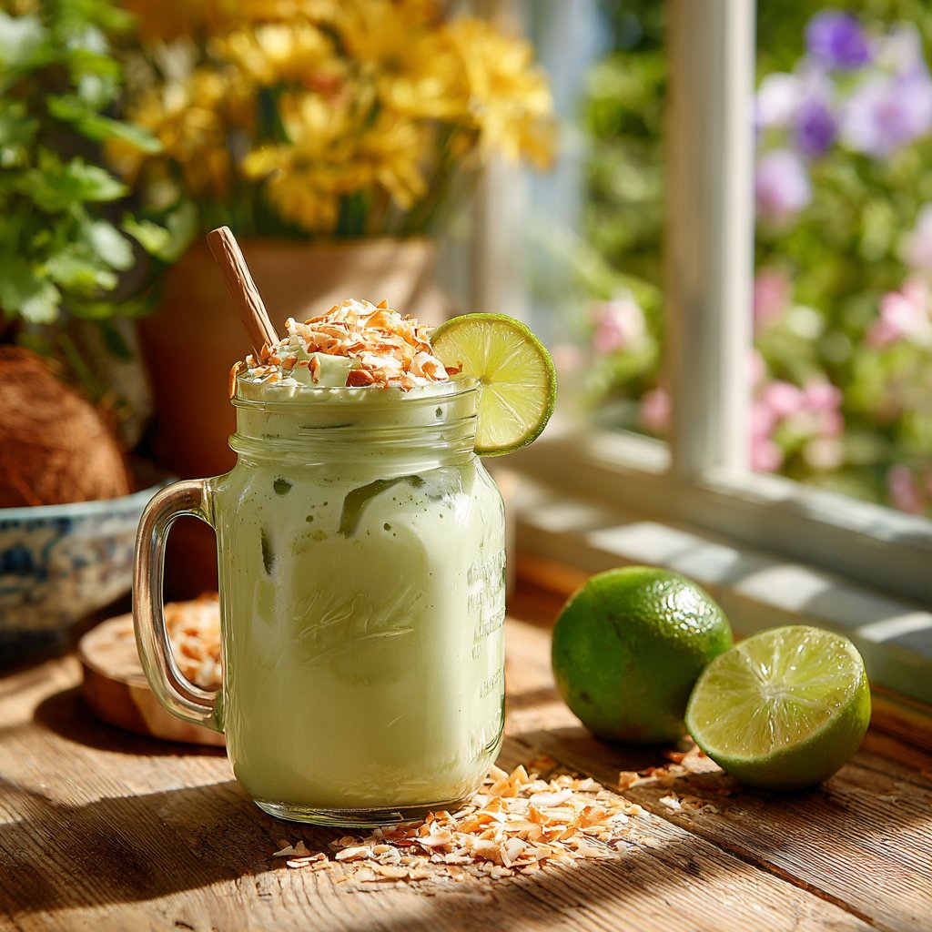 Coconut Lime Iced Latte